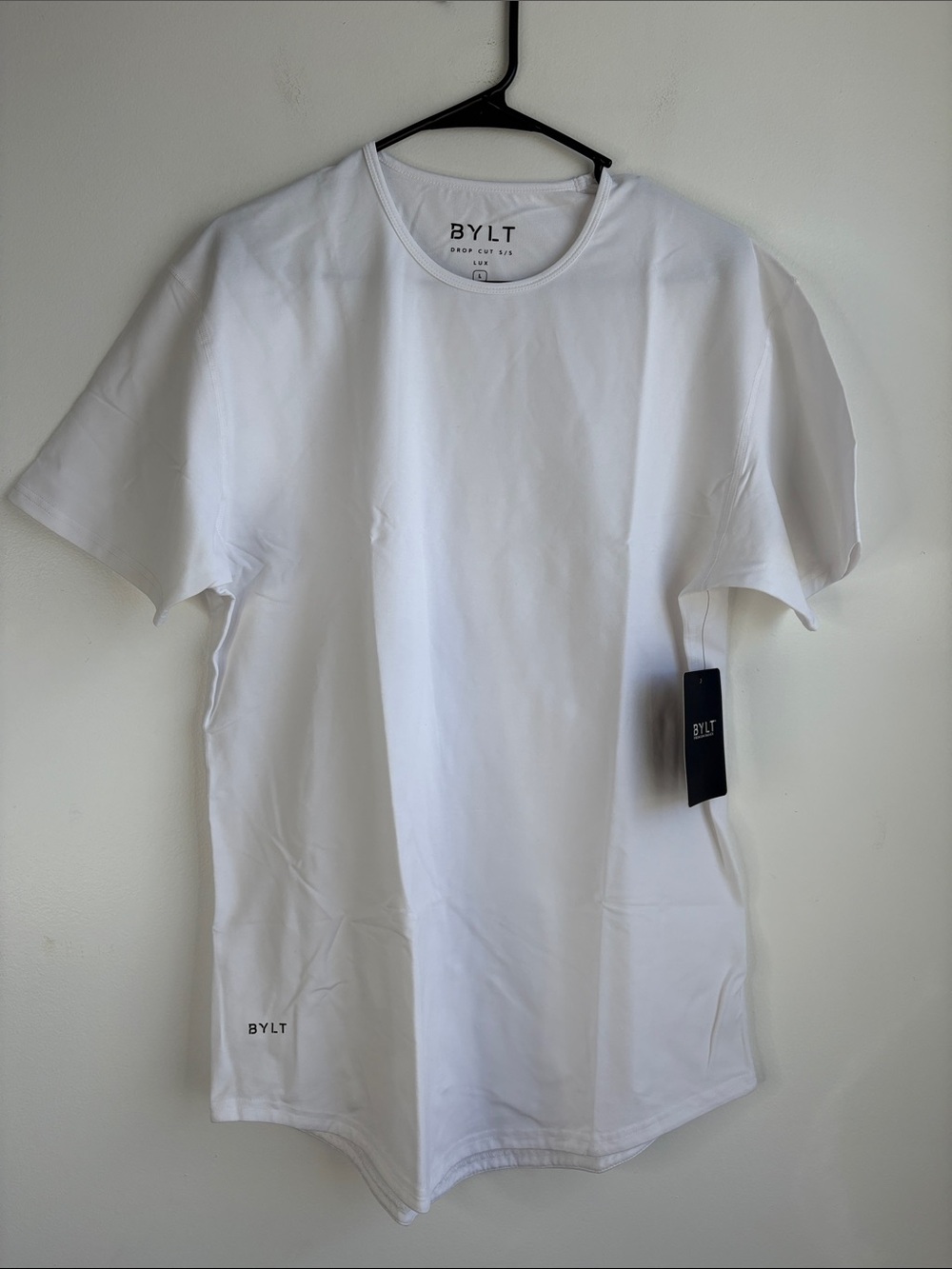 Bylt Drop Cut Lux white tee